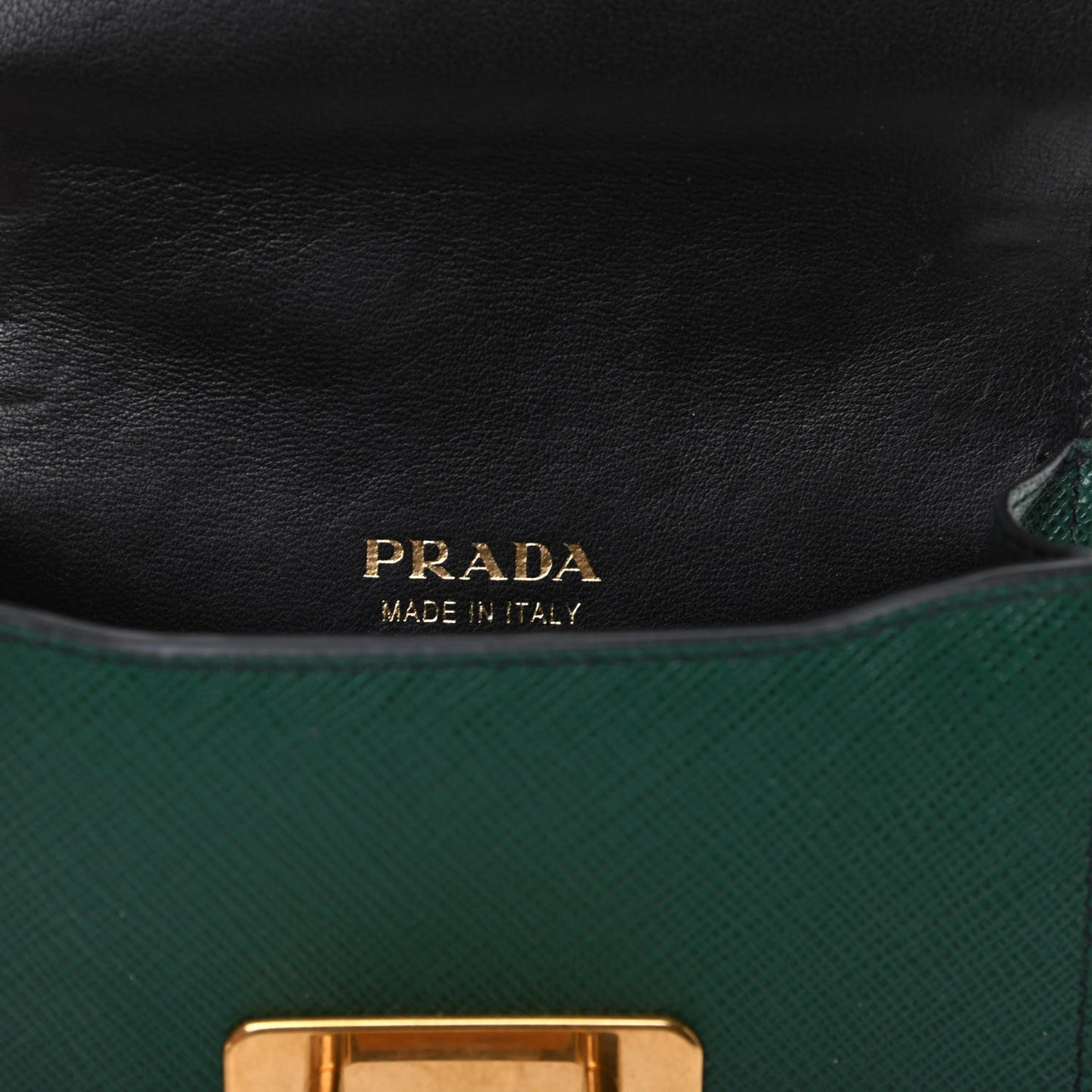 Saffiano Astrology Mini Cahier Bag Black
