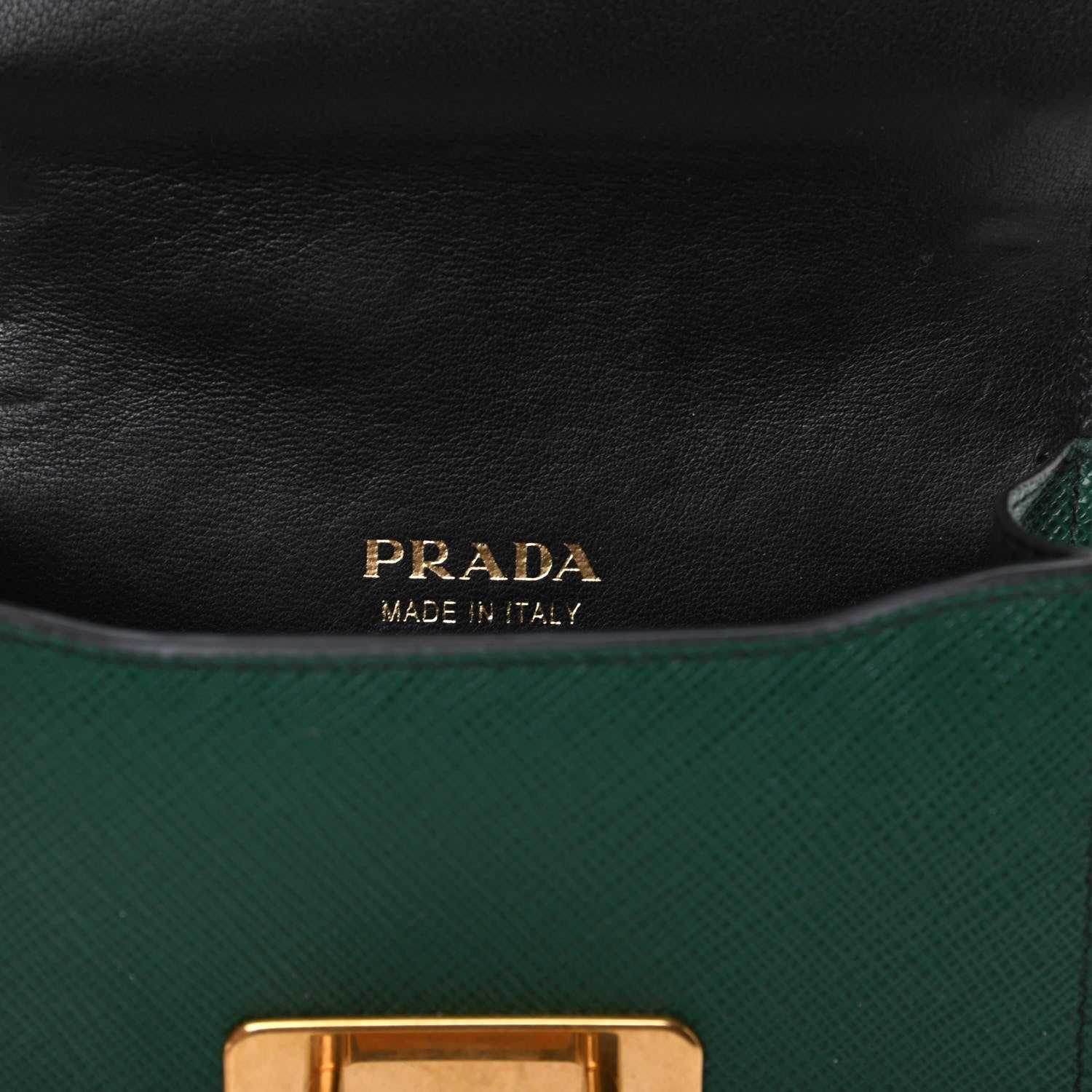 Prada Saffiano Astrology Mini Cahier Bag Black 6 of 9
