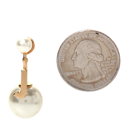 Christian Dior Pearl My ABCDior J Tribale Earring Gold 2 of 5