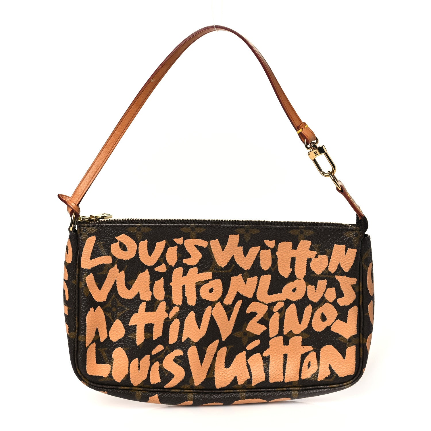 Louis Vuitton Monogram Graffiti Pochette Accessories Peach 1 of 9