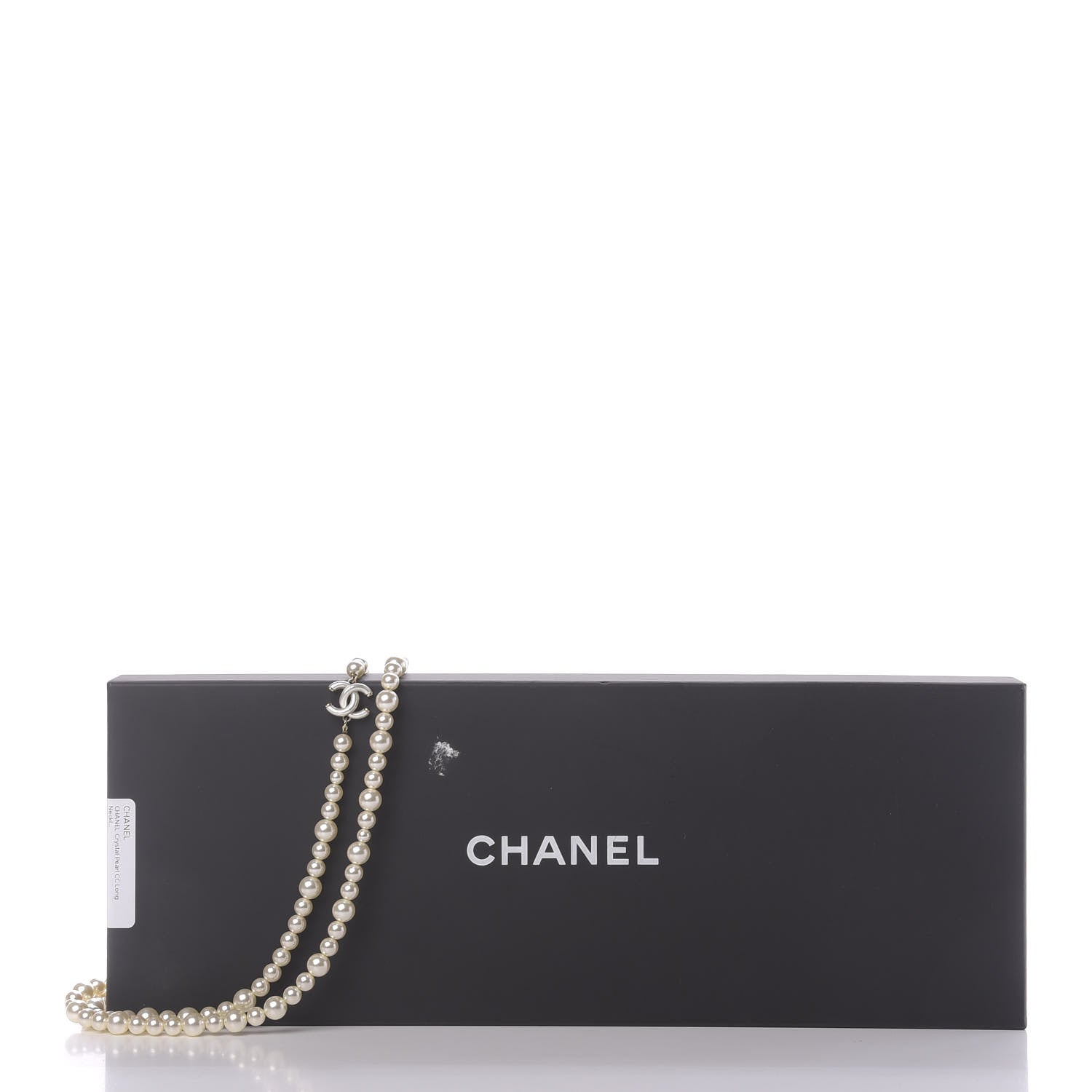 Chanel Graduated Pearl CC Long Necklace Gold 7 of 7