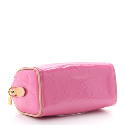 Louis Vuitton Vernis Monogram Nano Speedy Neon Pink 4 of 9