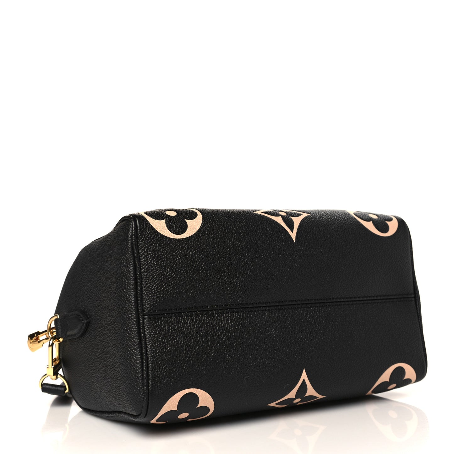Empreinte Monogram Giant Speedy Bandouliere 25 Black Beige