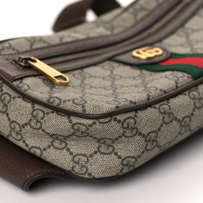 Gucci Soft GG Supreme Monogram Medium Ophidia Belt Bag Dark Brown 8 of 9