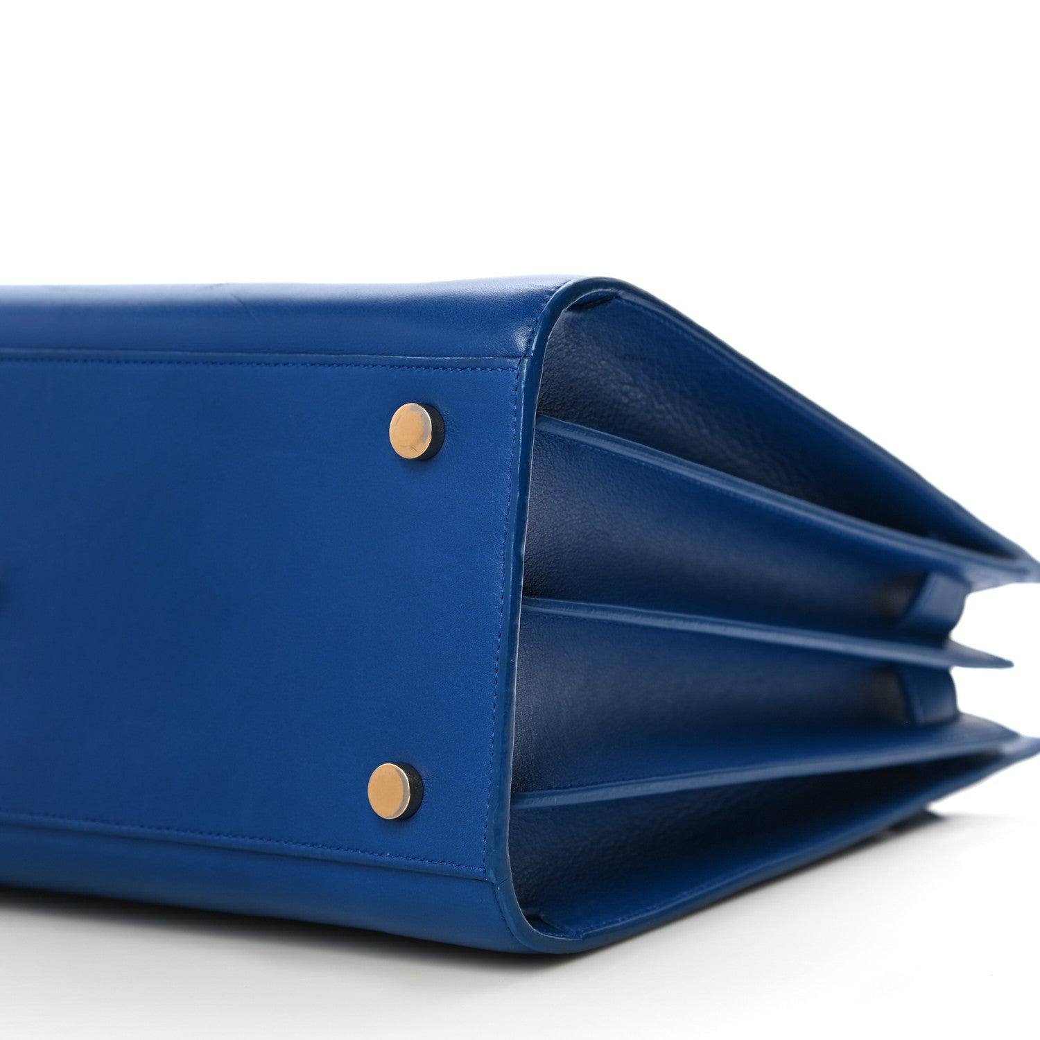 Saint Laurent Calfskin Small Sac De Jour Blue Majorelle 10 of 25