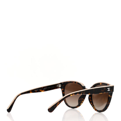 Chanel Acetate Polarized CC Butterfly Sunglasses 5414 Tortoise 4 of 8