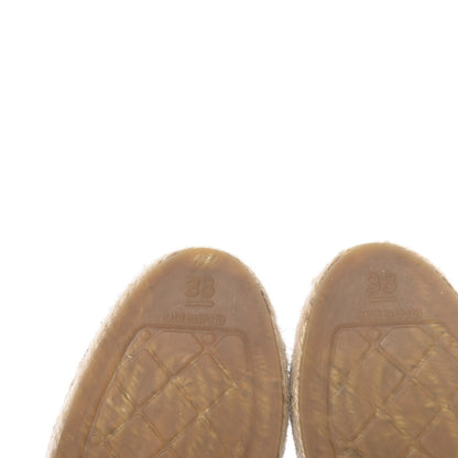 Chanel Lambskin CC Espadrilles 38 Black 10 of 10