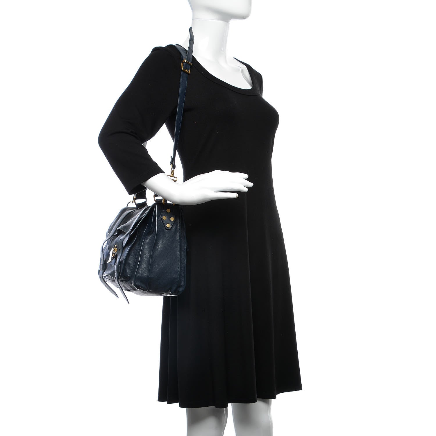 Proenza Schouler Lambskin Medium PS1 Satchel Midnight 2 of 11