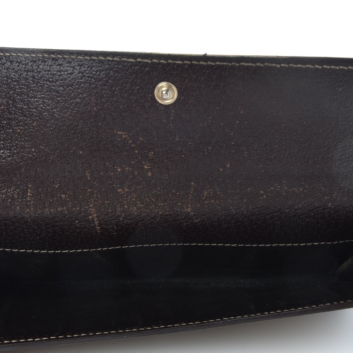 Gucci Crystal Monogram Continental Charmy Wallet Brown 6 of 10
