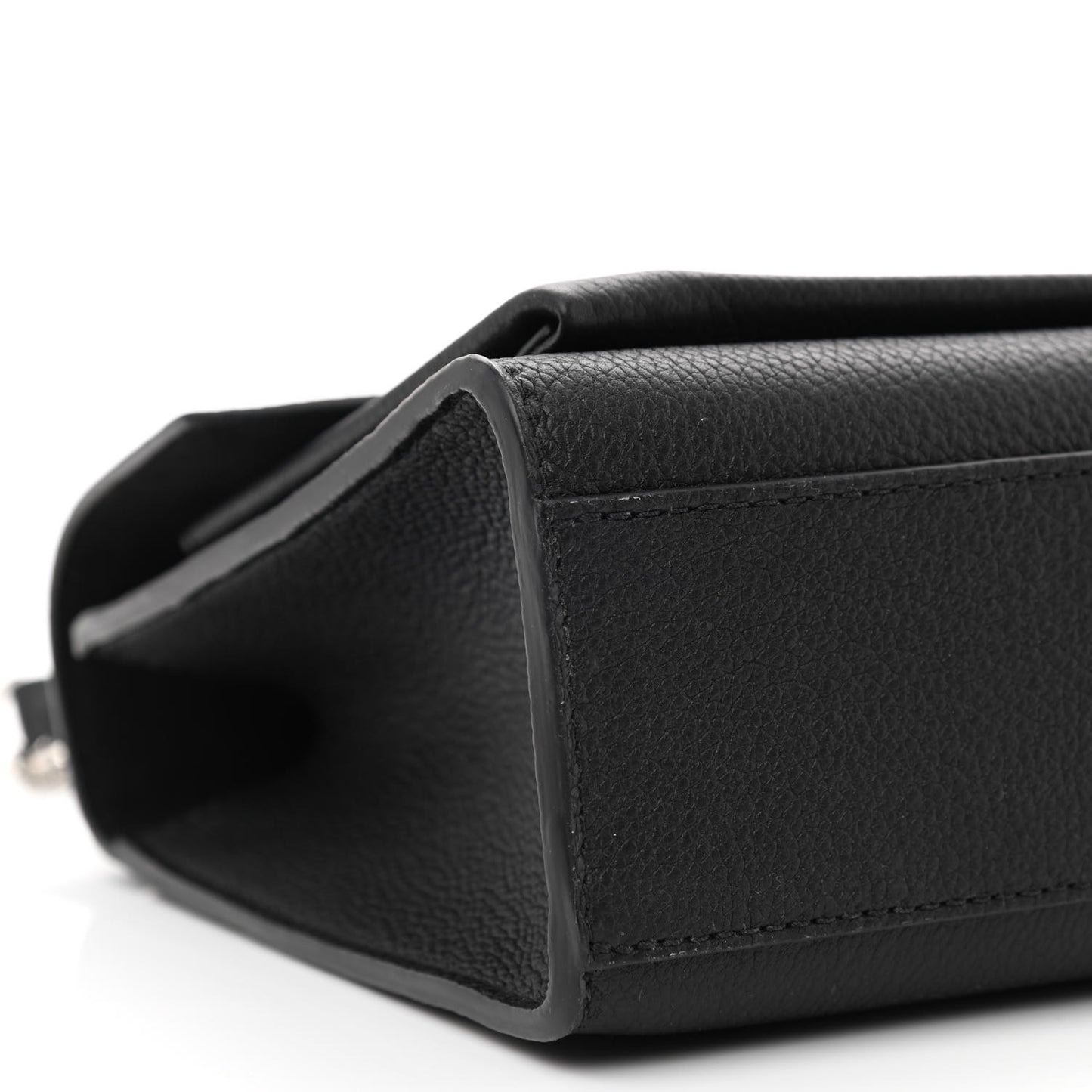 Soft Calfskin Mylockme Chain Bag BB Black