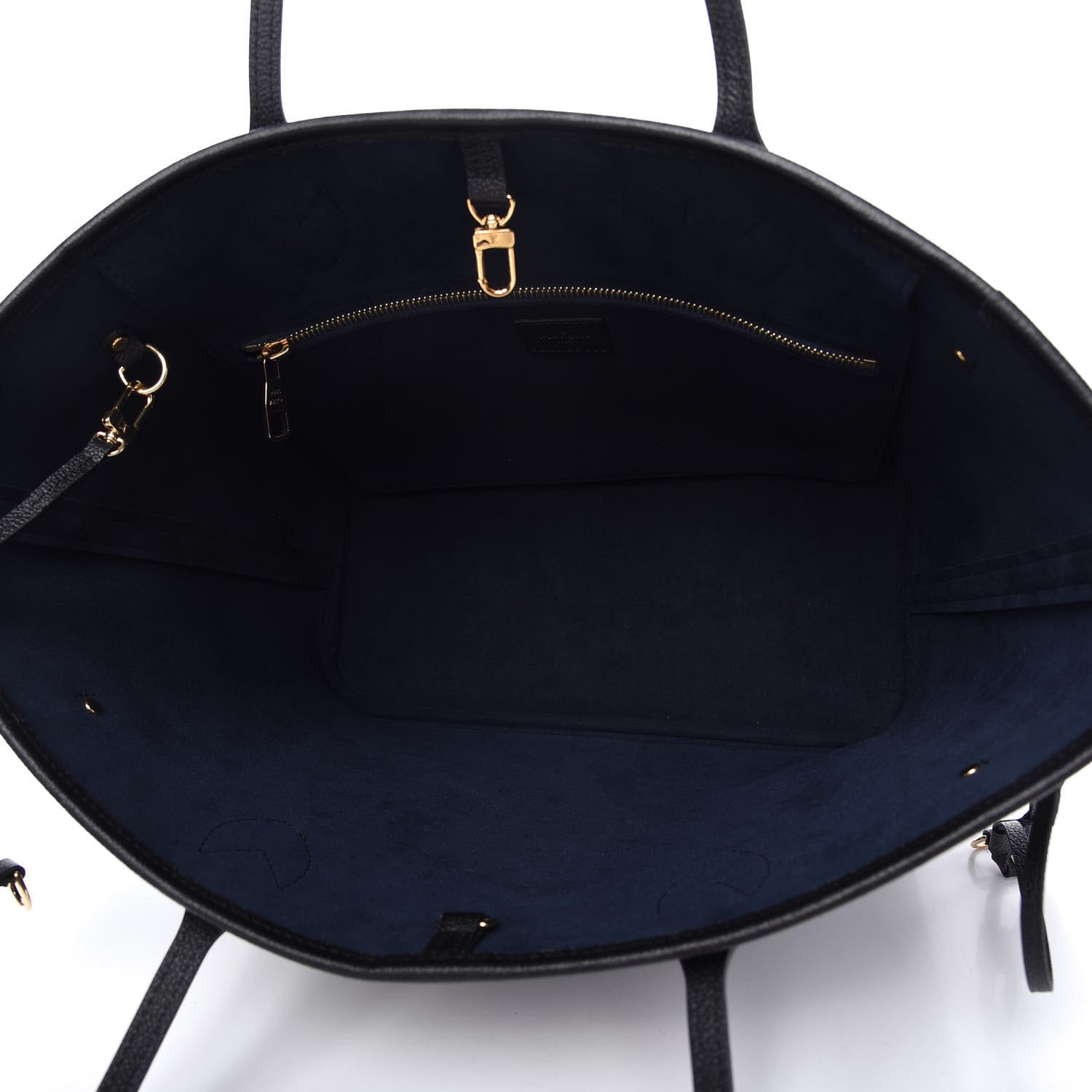 Louis Vuitton Empreinte Monogram Giant Neverfull MM Black 5 of 10