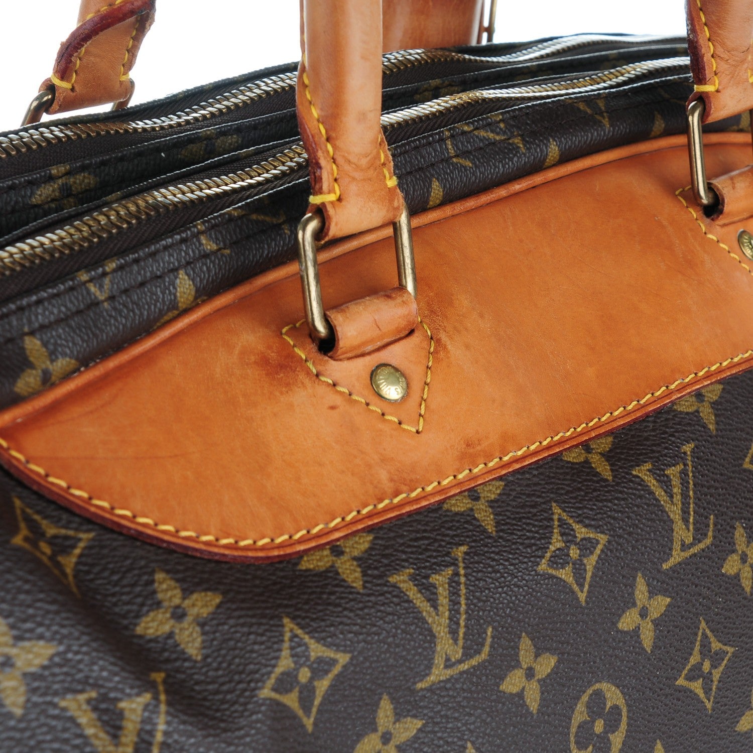 Louis Vuitton Monogram Alize 2 Compartment Luggage Travel Bag 10 of 11