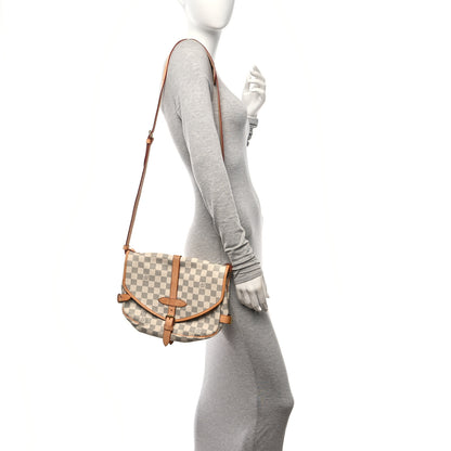 Louis Vuitton Damier Azur Saumur MM 2 of 17