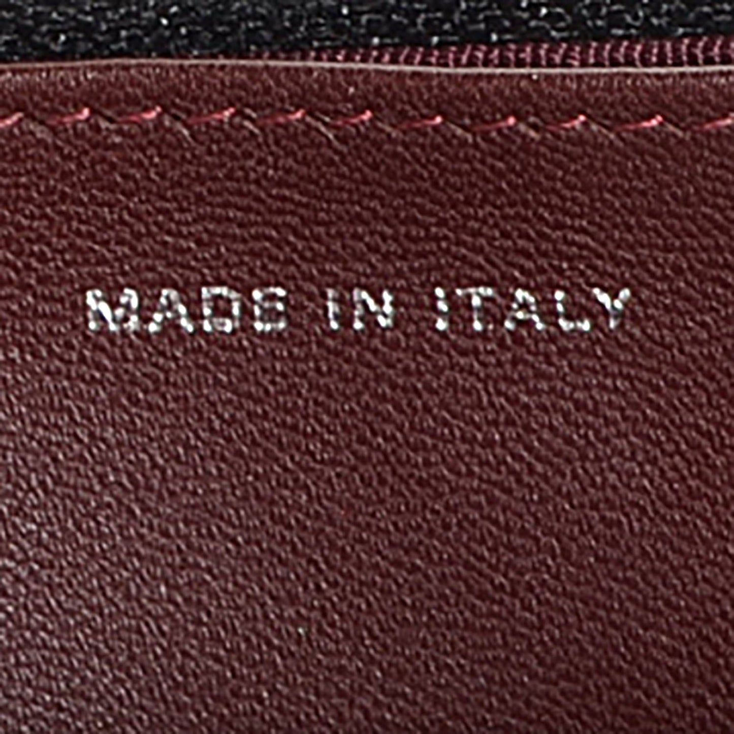 Lambskin Quilted Wallet On Chain WOC Black