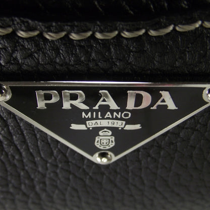 Prada Vitello Daino Stripe Sacca Black 11 of 11