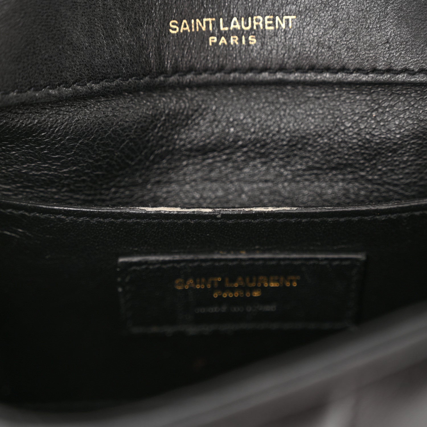 Saint Laurent Lambskin Matelasse Monogram Small Vicky Chain Bag Black 12 of 12