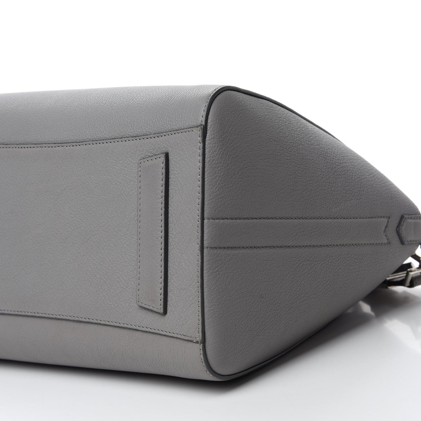 Sugar Goatskin Medium Antigona Pearl Grey