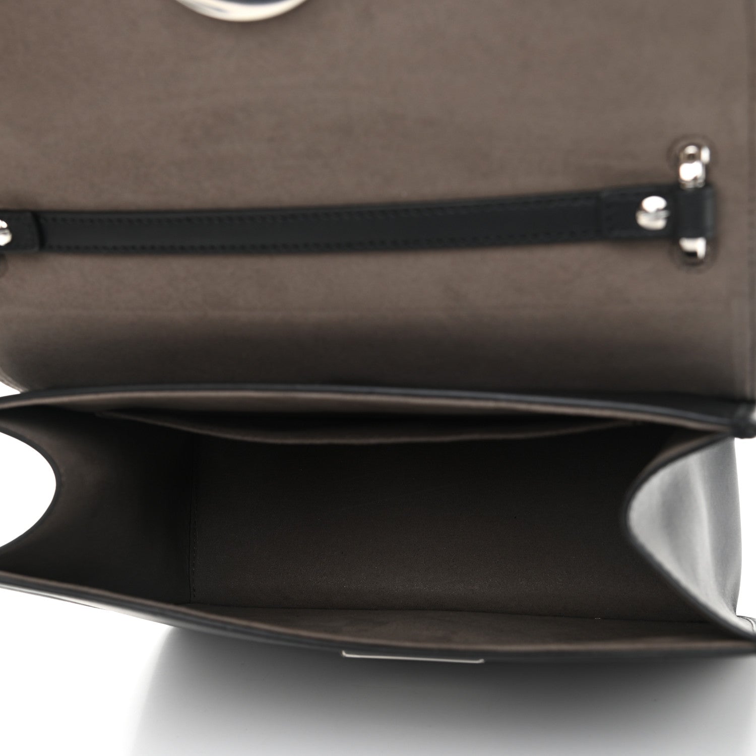 Fendi Vitello Century Opaco F is Fendi Kan I Shoulder Bag Black 5 of 10