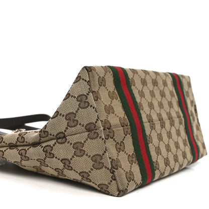 Gucci Monogram Medium Jolicoeur Tote Dark Brown 9 of 10