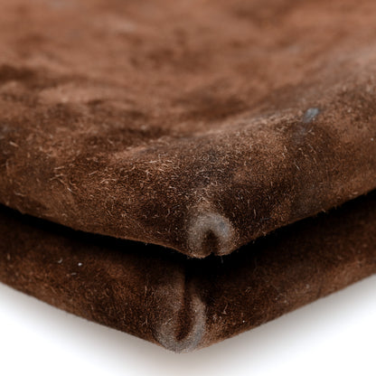 The Row Suede Calfskin Mini Nu Twin Bag Mocha 9 of 12