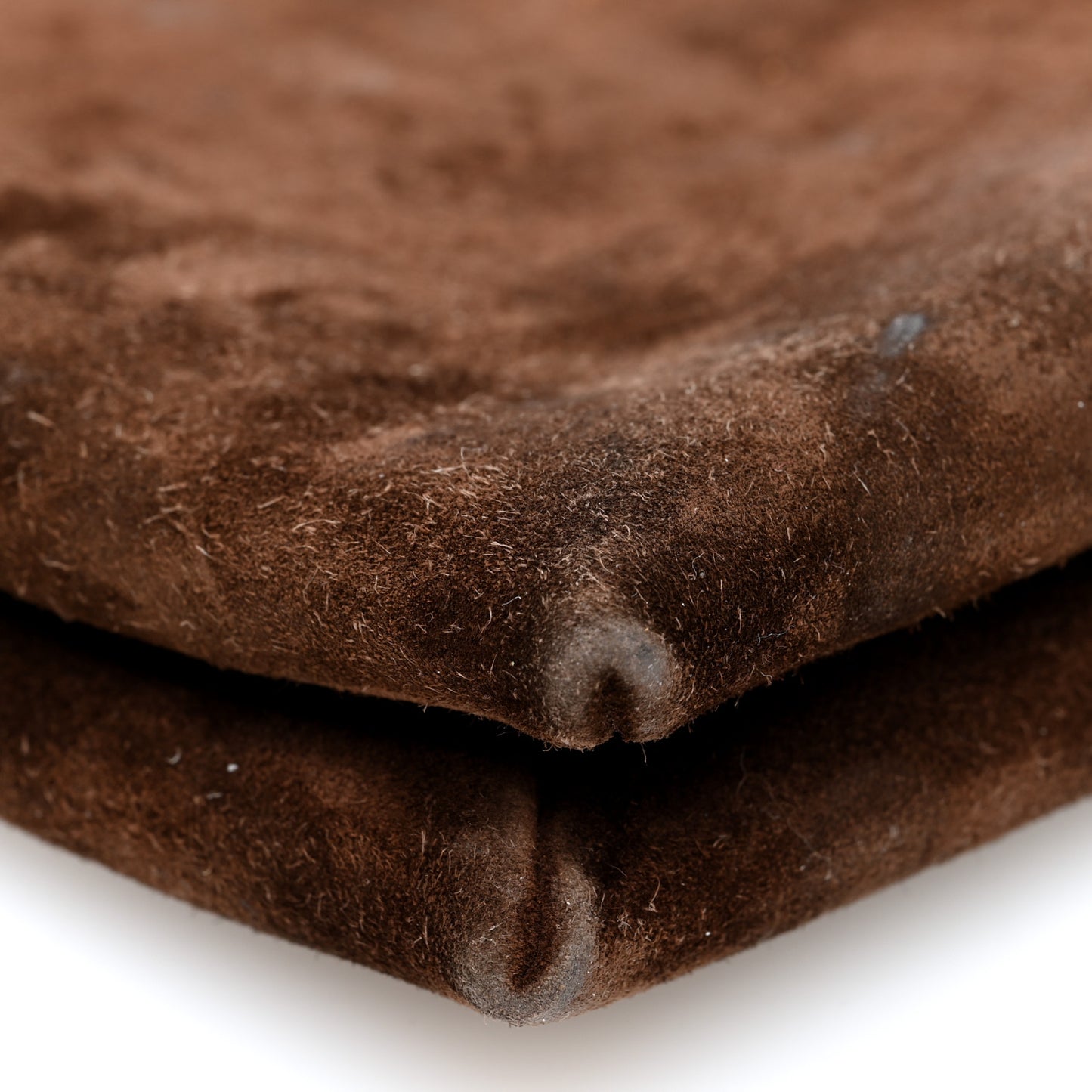 Suede Calfskin Mini Nu Twin Bag Mocha
