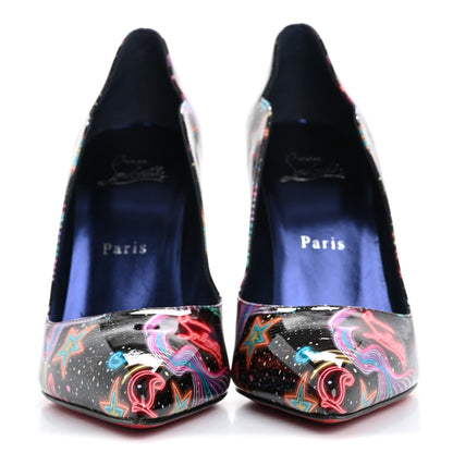 Christian Louboutin Patent Starlight Hot Chick 100 Pumps 39 Multicolor 3 of 9