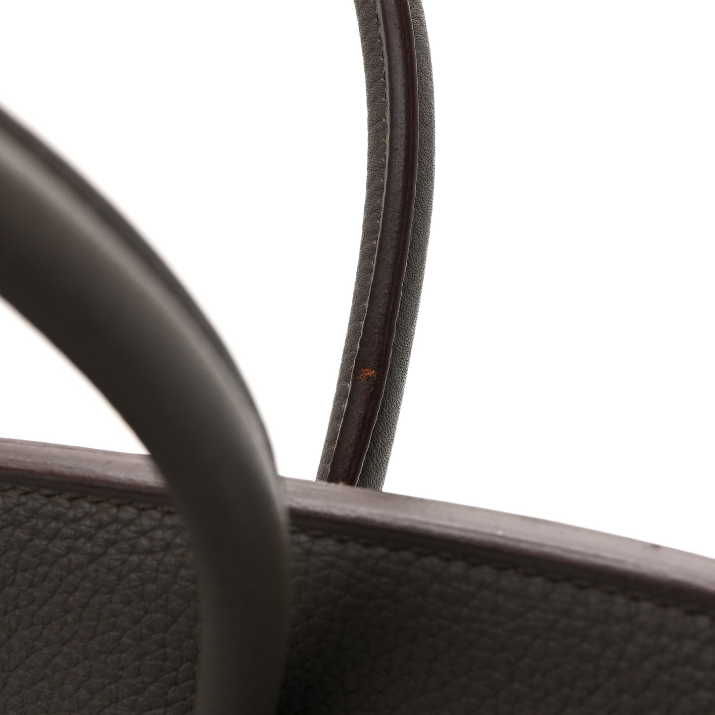 Taurillon Clemence Lizard Club Birkin 35 Etain Graphite