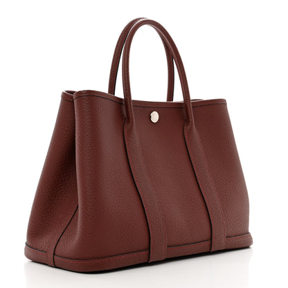 Hermes Vache Country Garden Party 30 TPM Rouge H 3 of 10