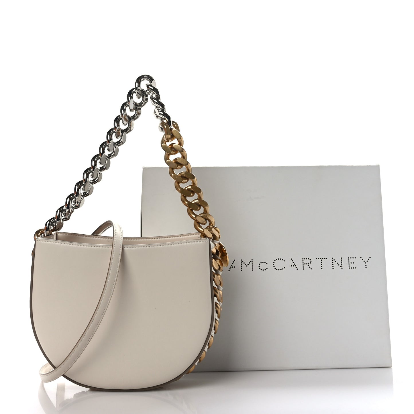 Eco Alter Nappa Frayme Shoulder Bag Pure White