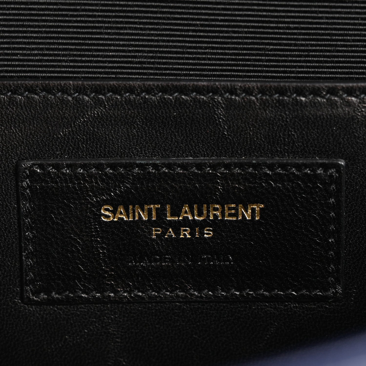 Saint Laurent Grain De Poudre Classic Monogram Cassandre Clutch Deep Marine 6 of 11