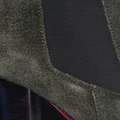 Christian Louboutin Crosta Verabotta 85 Chelsea Boots 35.5 Green 8 of 8