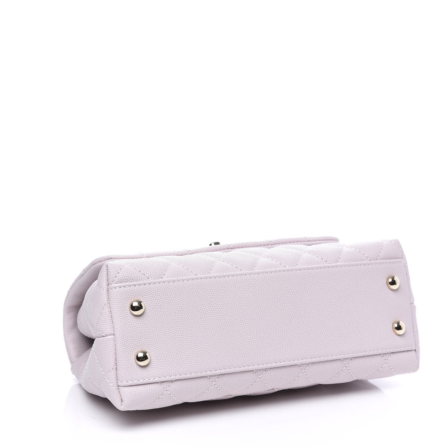Caviar Quilted Mini Coco Handle Flap Lilas Lilac