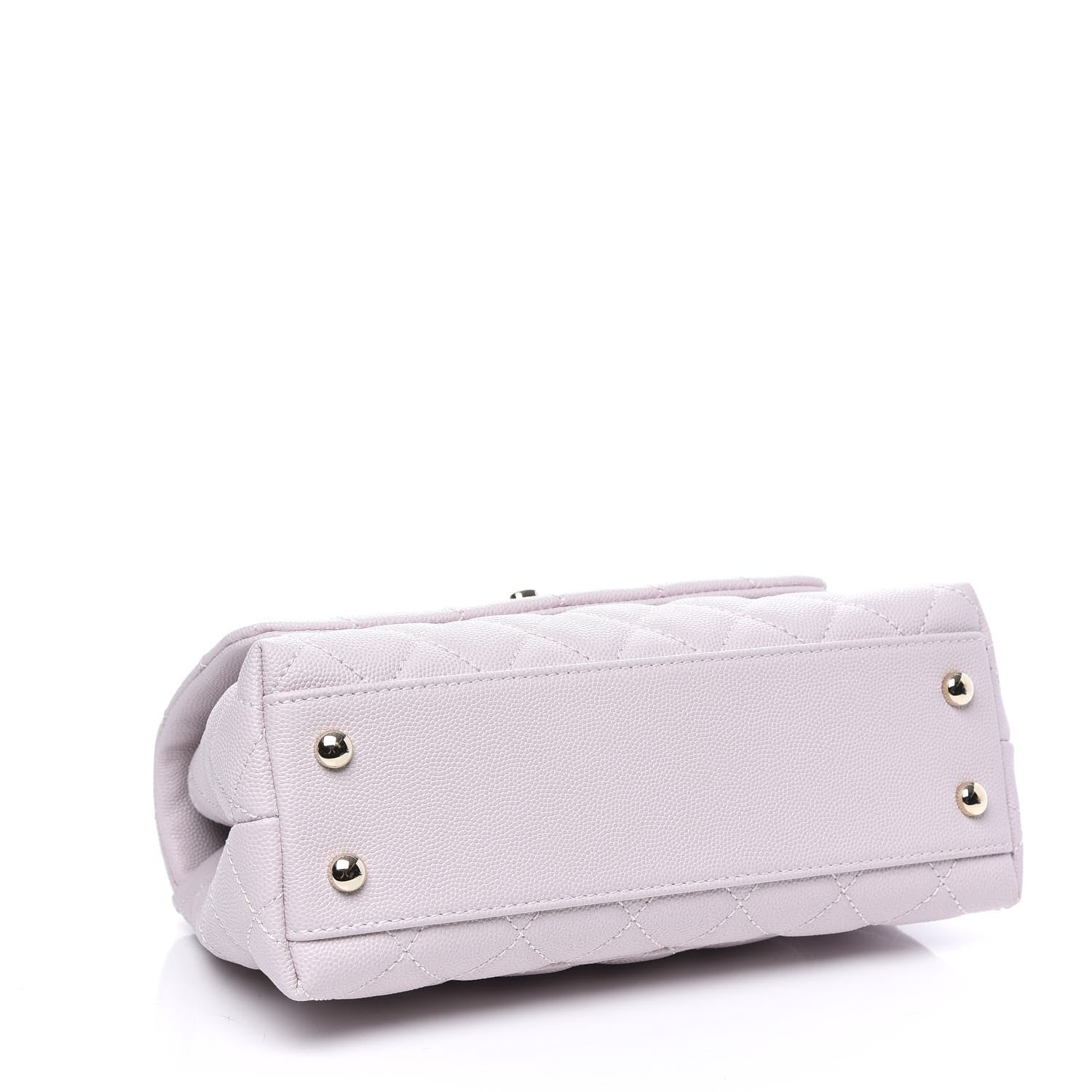 Chanel Caviar Quilted Mini Coco Handle Flap Lilas Lilac 3 of 10