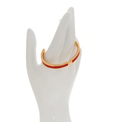 Hermes Chevre Chamkila Olympe Bracelet T2 Rouge De Coeur 2 of 5