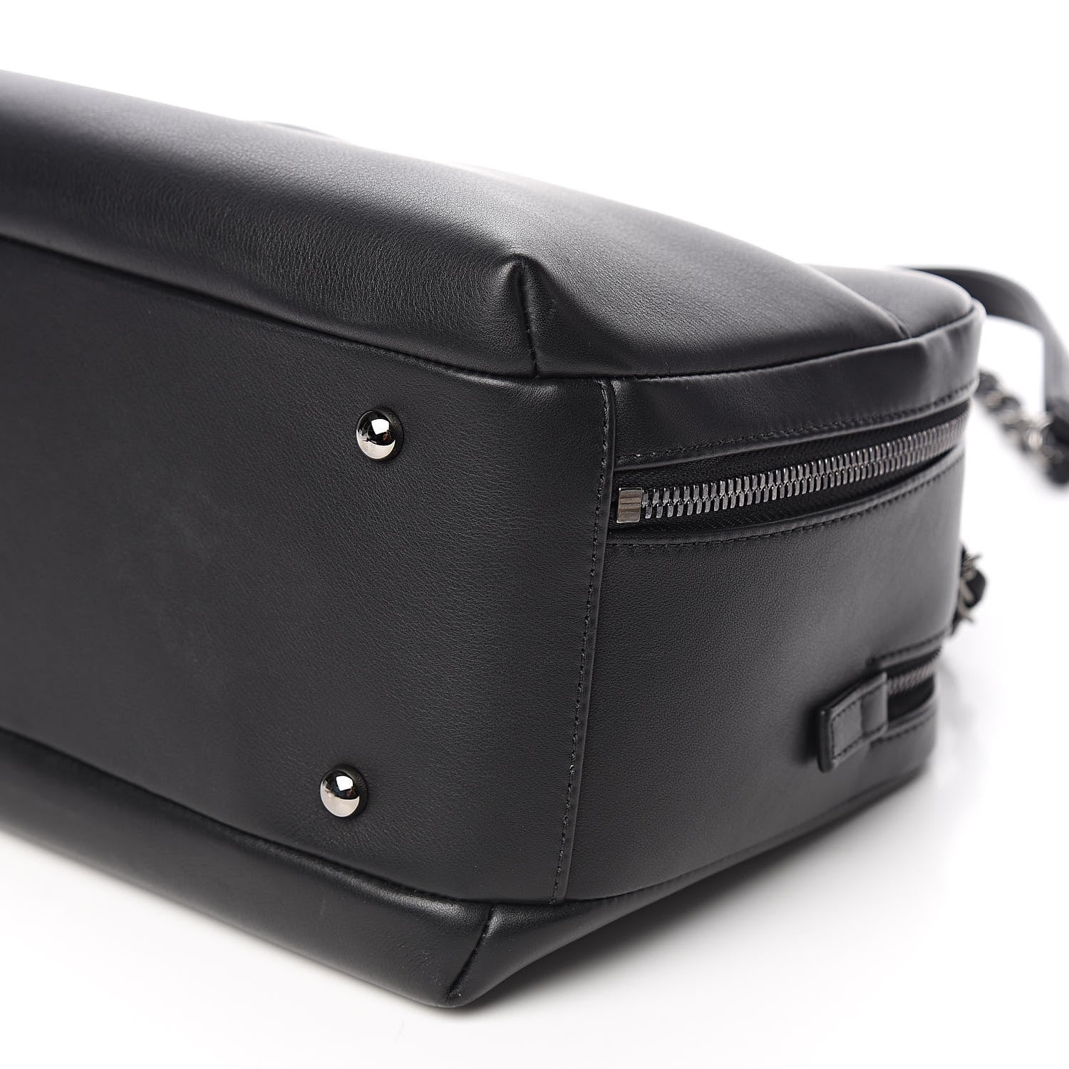 Chanel Calfskin Small Trendy CC Bowling Bag Black 10 of 11