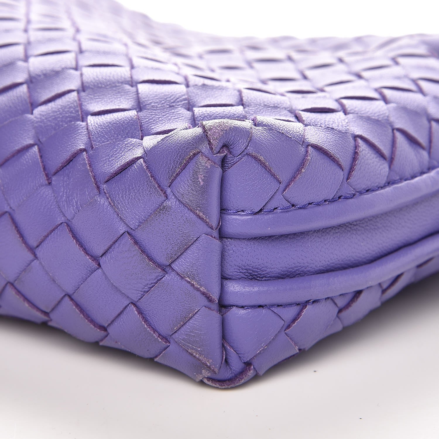 Bottega Veneta Nappa Intrecciato Pillow Crossbody Lavender 10 of 11