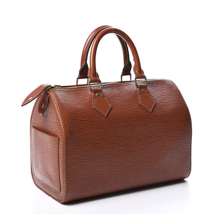 Louis Vuitton Epi Speedy 25 Kenyan Fawn 2 of 10