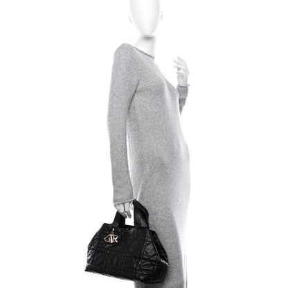 Christian Dior Calfskin Macrocannage Medium Toujours Black 2 of 10