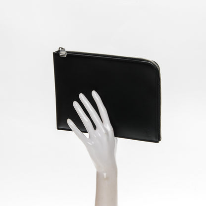 Louis Vuitton Calfskin Souple Pochette Jour PM Black 2 of 6