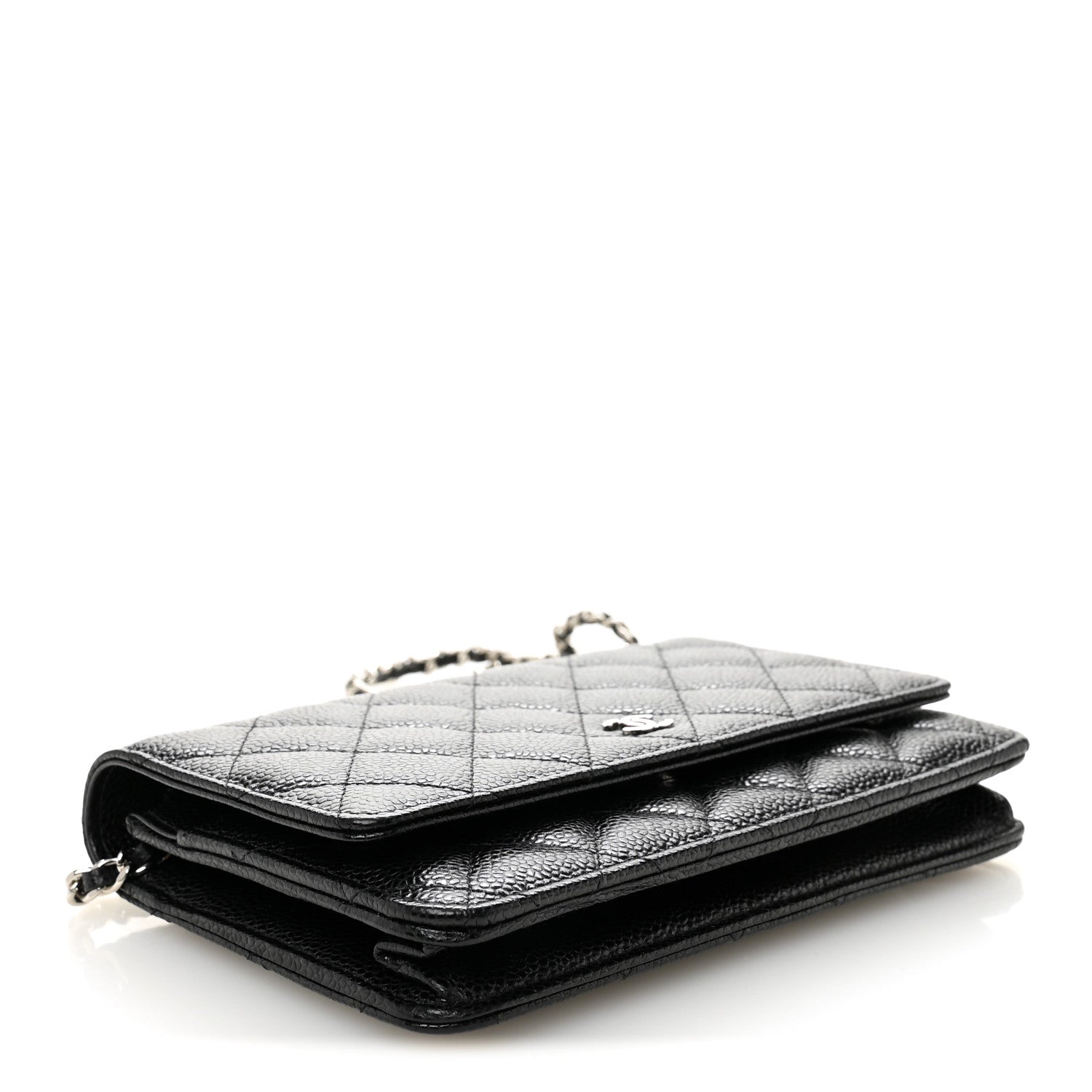 Chanel Caviar Quilted Wallet on Chain WOC Black 4 of 12