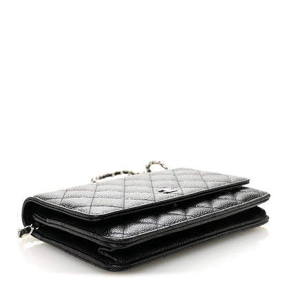 Chanel Caviar Quilted Wallet on Chain WOC Black 4 of 12