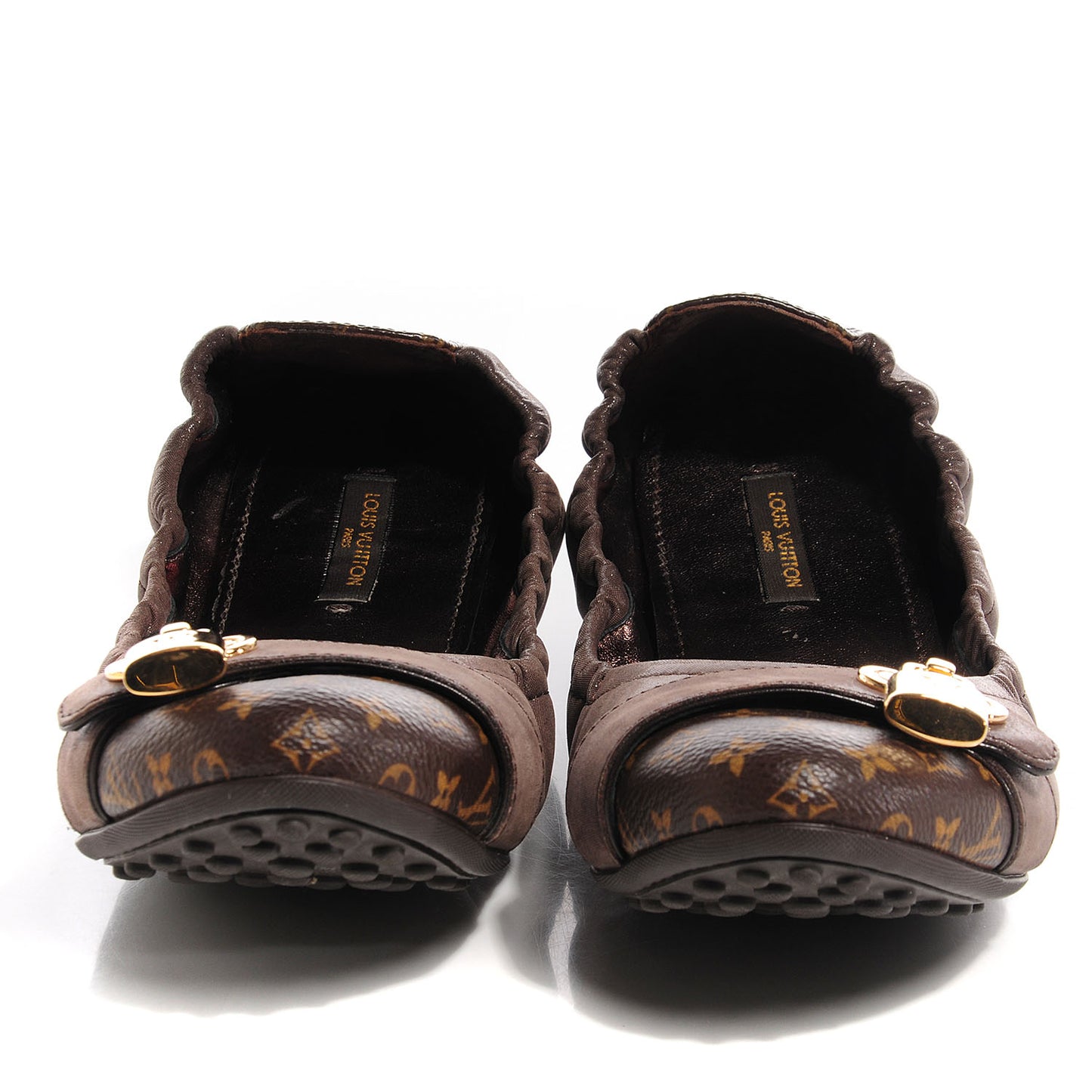 Monogram Canvas Lucky Ballerina Flats 39 Brown