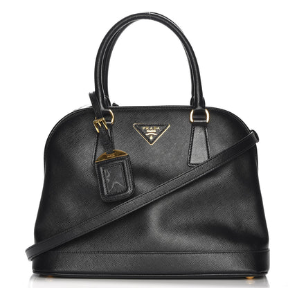 Prada Saffiano Lux Open Promenade Tote Black 1 of 9