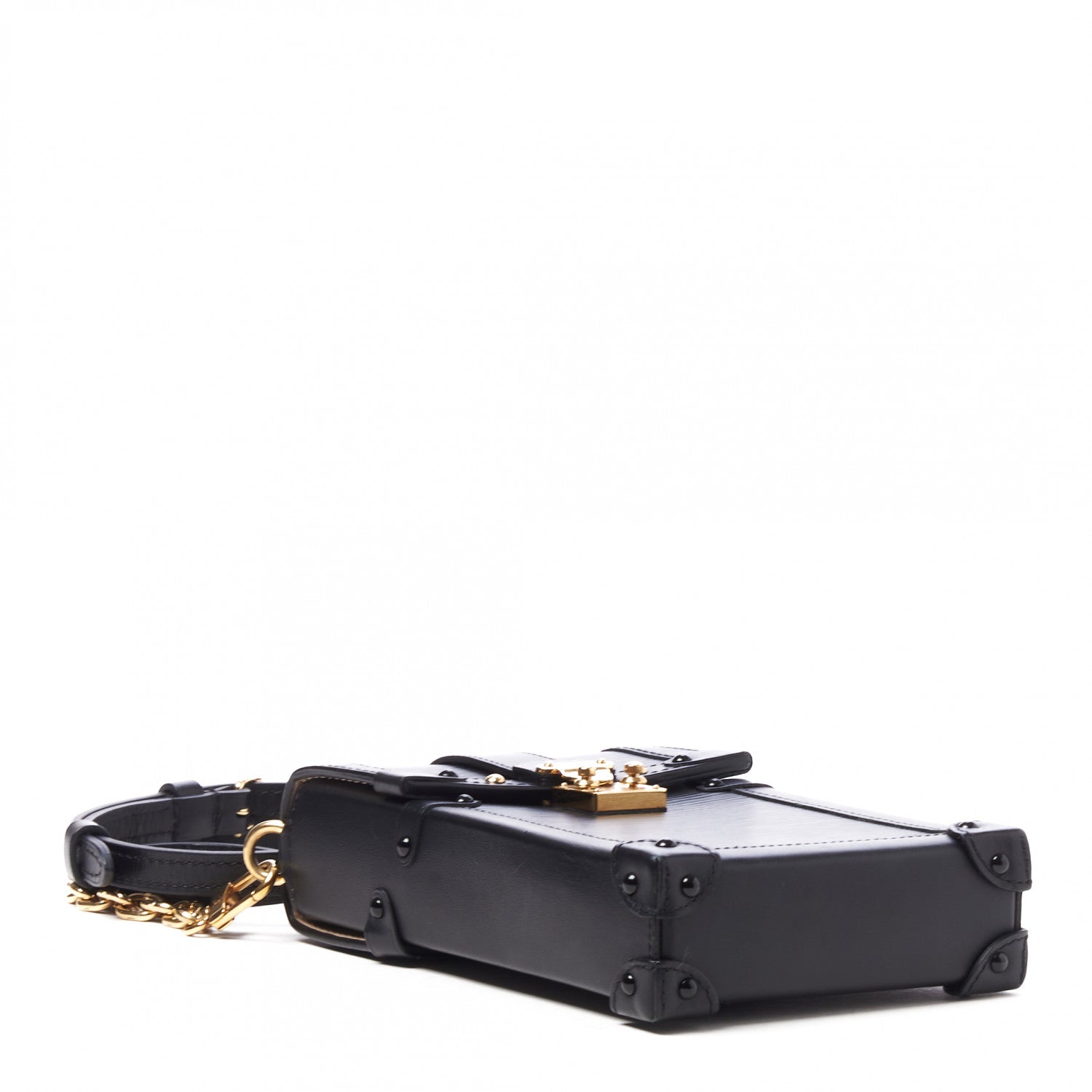Louis Vuitton Epi Pochette Trunk Verticale Black 4 of 9