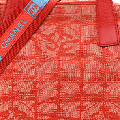 Chanel Nylon Small Travel Tote Red 11 of 18