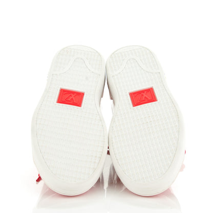 Louis Vuitton Patent Calfskin Frontrow Sneakers 38 Rouge 4 of 8