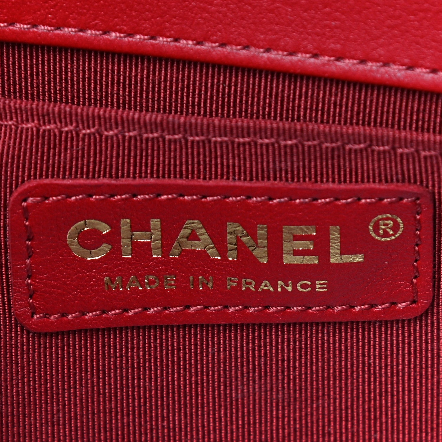 Chanel Lambskin Quilted Medium Boy Flap Red 8 of 13