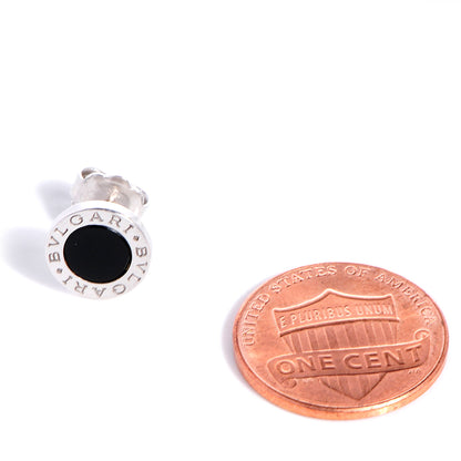 Bulgari 18K White Gold Black Onyx BVLGARI BVLGARI Stud Earrings 2 of 5
