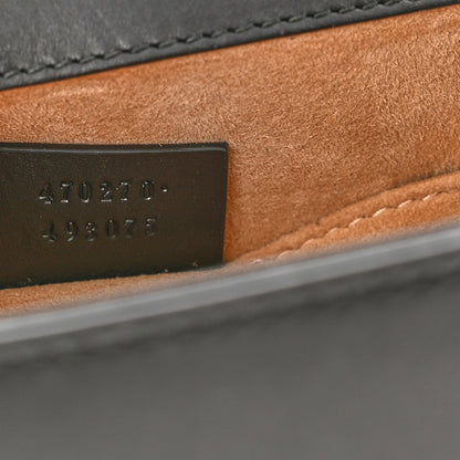 Gucci Calfskin Mini Sylvie Top Handle Bag Black 7 of 11