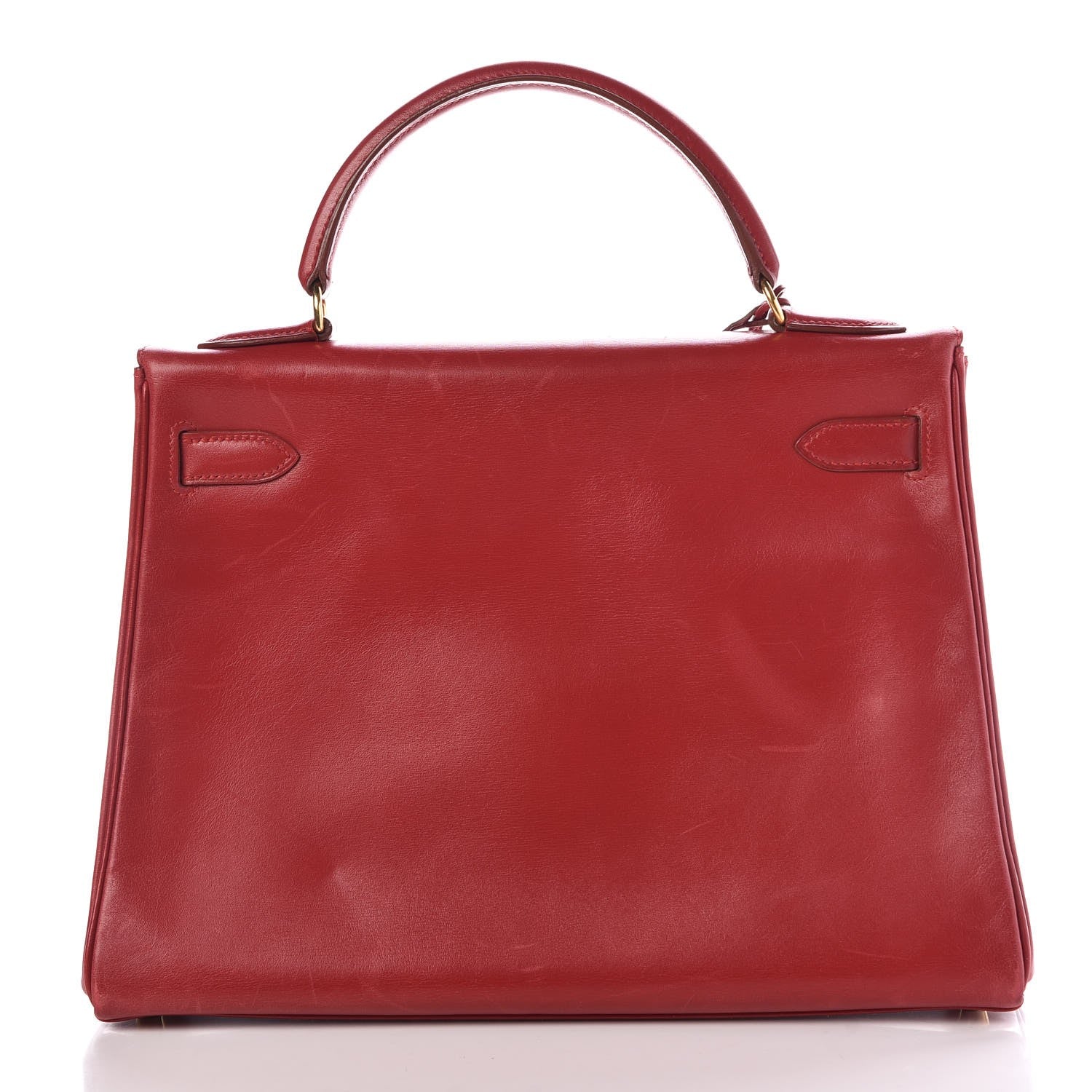 Hermes Box Kelly Retourne 28 Rouge Vif 4 of 41